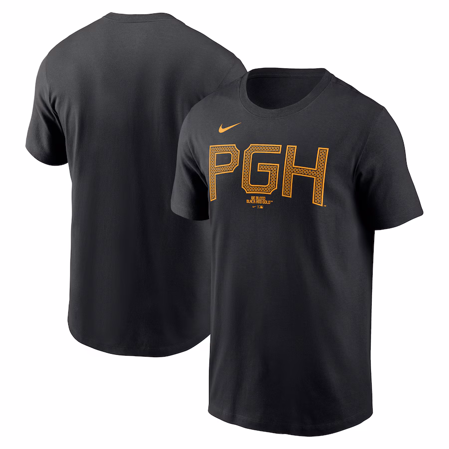 Men's Pittsburgh Pirates Nike Black City Connect Wordmark T-Shirt