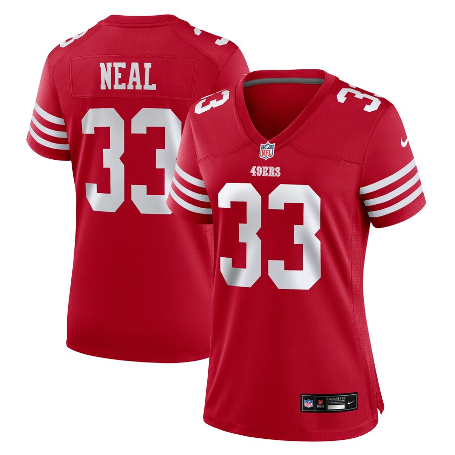 Women's San Francisco 49ers Siran Neal Nike Scarlet Team Game Jersey