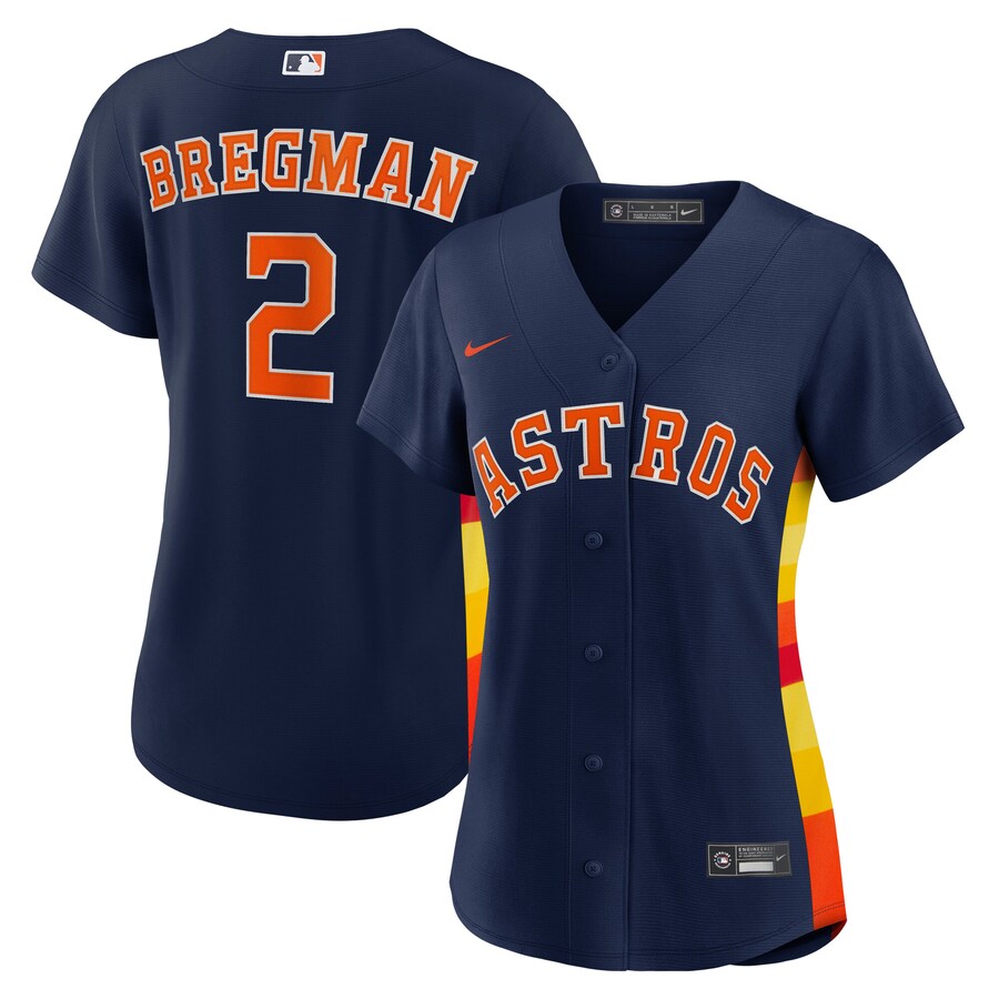 Women's Houston Astros Nike Navy Alternate Replica Player Jersey