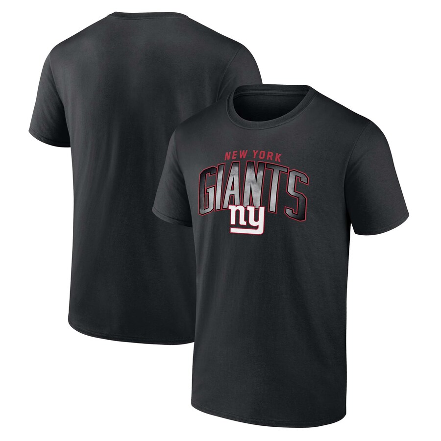 Men's New York Giants  Fanatics Black Arch Smoke T-Shirt