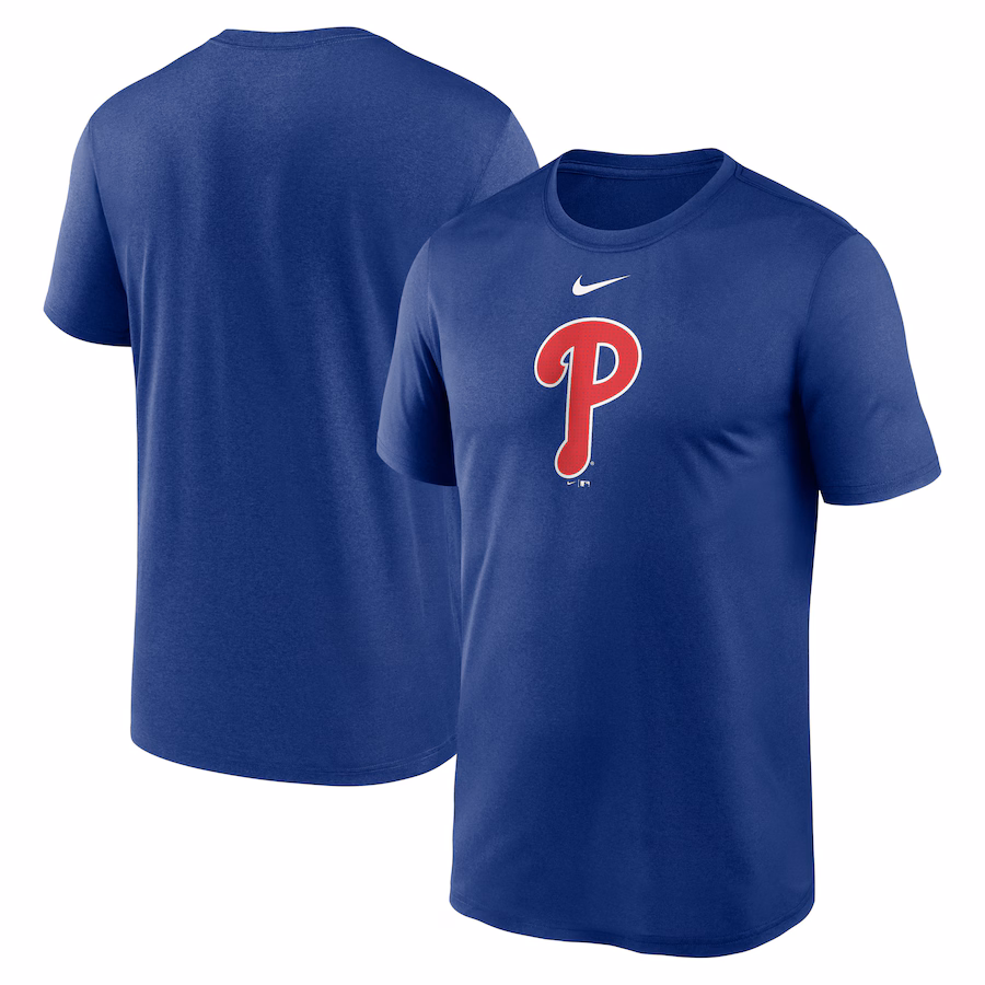 Men's Philadelphia Phillies Nike Royal Legend Fuse Large Logo Performance T-Shirt