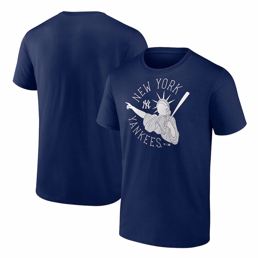 Men's New York Yankees Navy Hometown Collection Liberty Point T-Shirt
