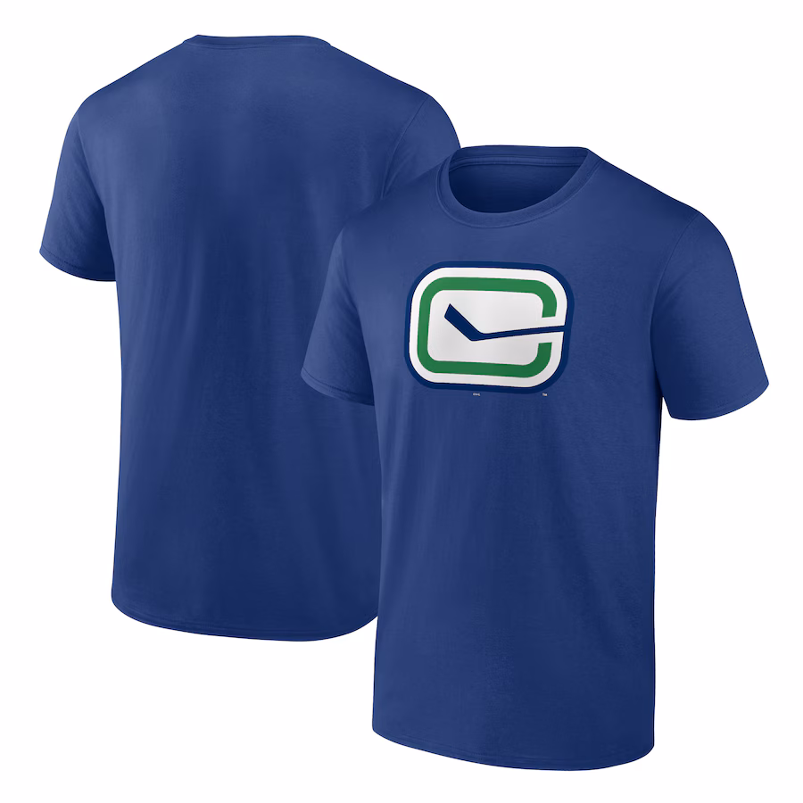 Men's Vancouver Canucks Royal Alternate Logo T-Shirt