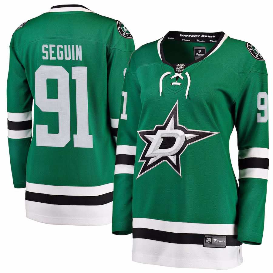 Women's Dallas Stars Tyler Seguin Fanatics Green Home Breakaway Player Jersey
