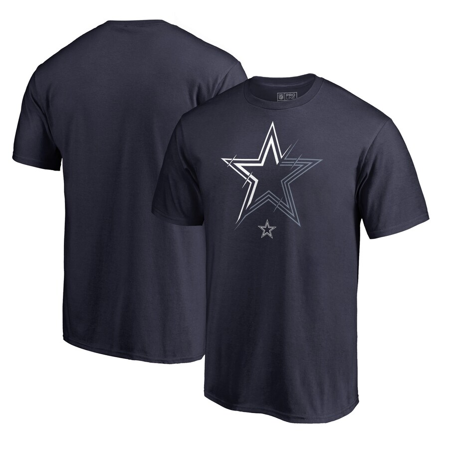 Men's Dallas Cowboys Navy X-Ray T-Shirt