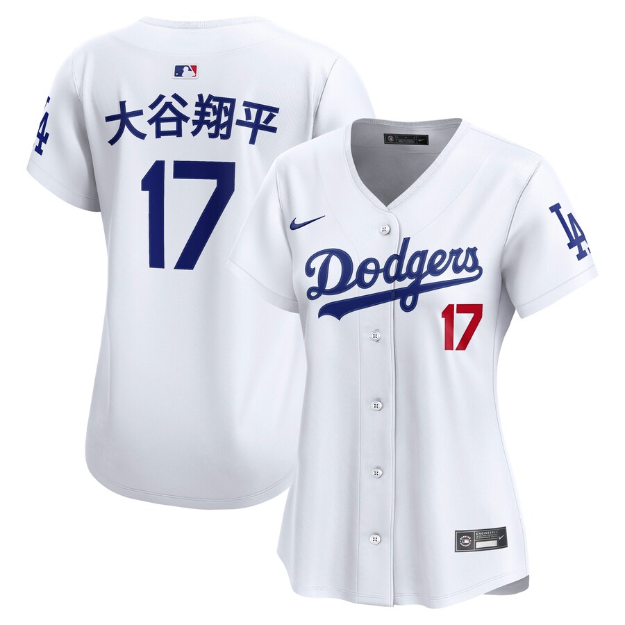 Women's Los Angeles Dodgers Shohei Ohtani Nike White Home Limited Jersey