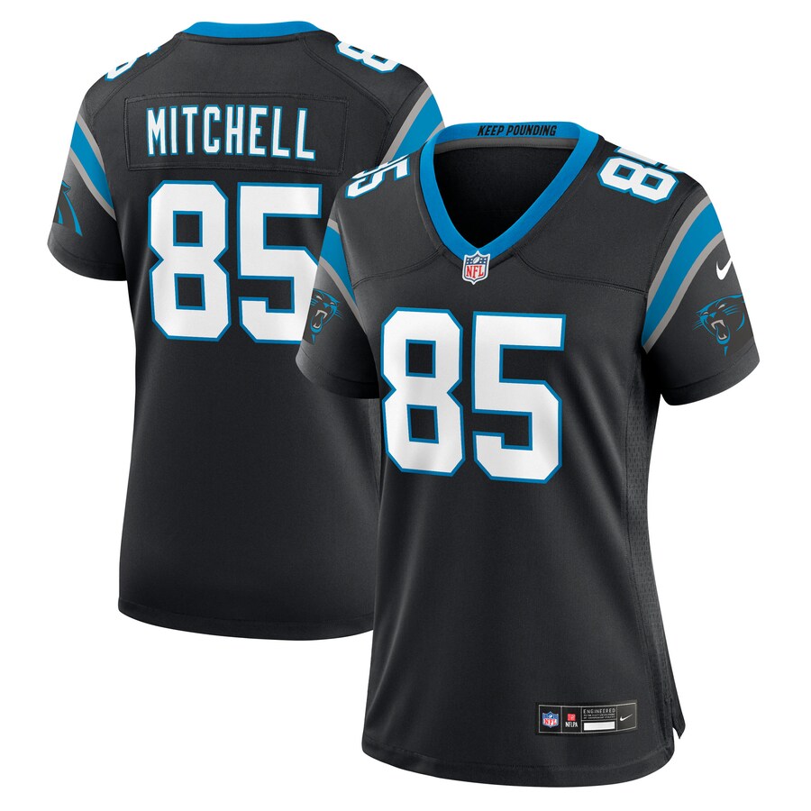 Women's Carolina Panthers James Mitchell Nike Black Team Game Jersey