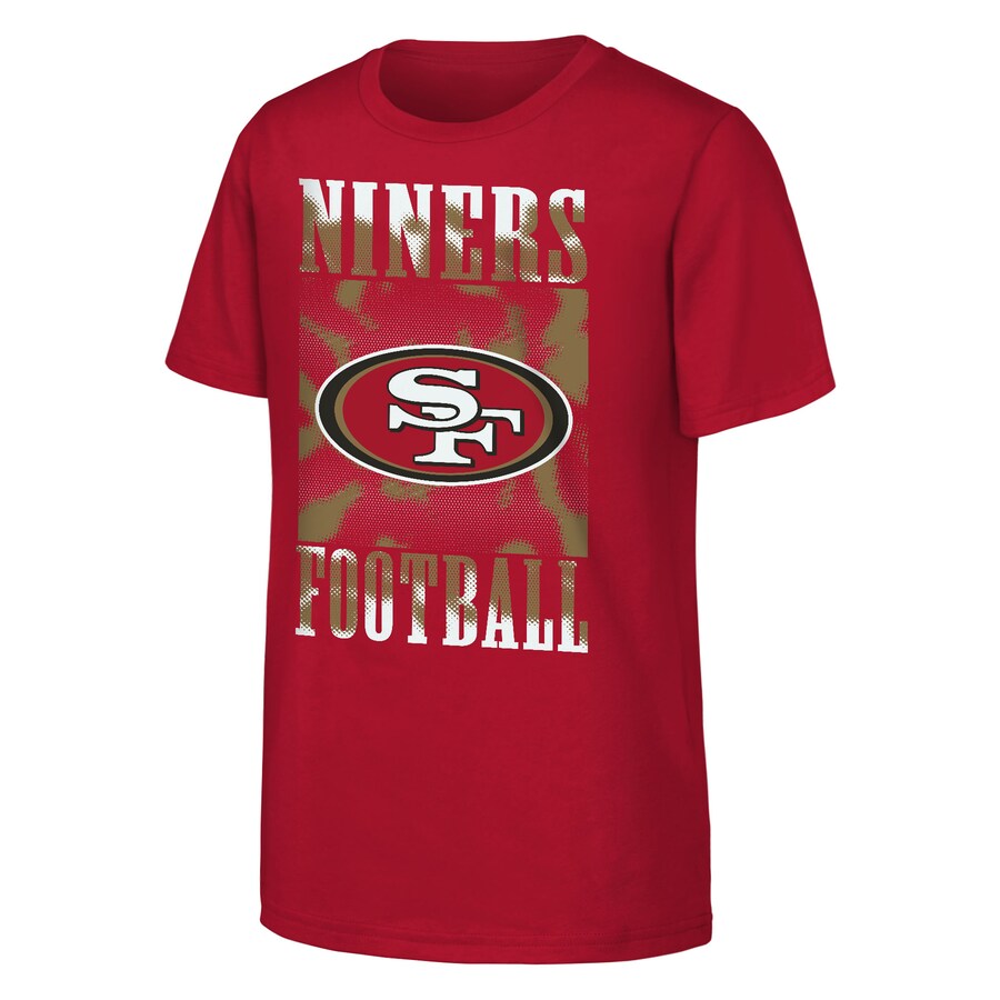 Youth San Francisco 49ers  Scarlet Garage Hero T-Shirt