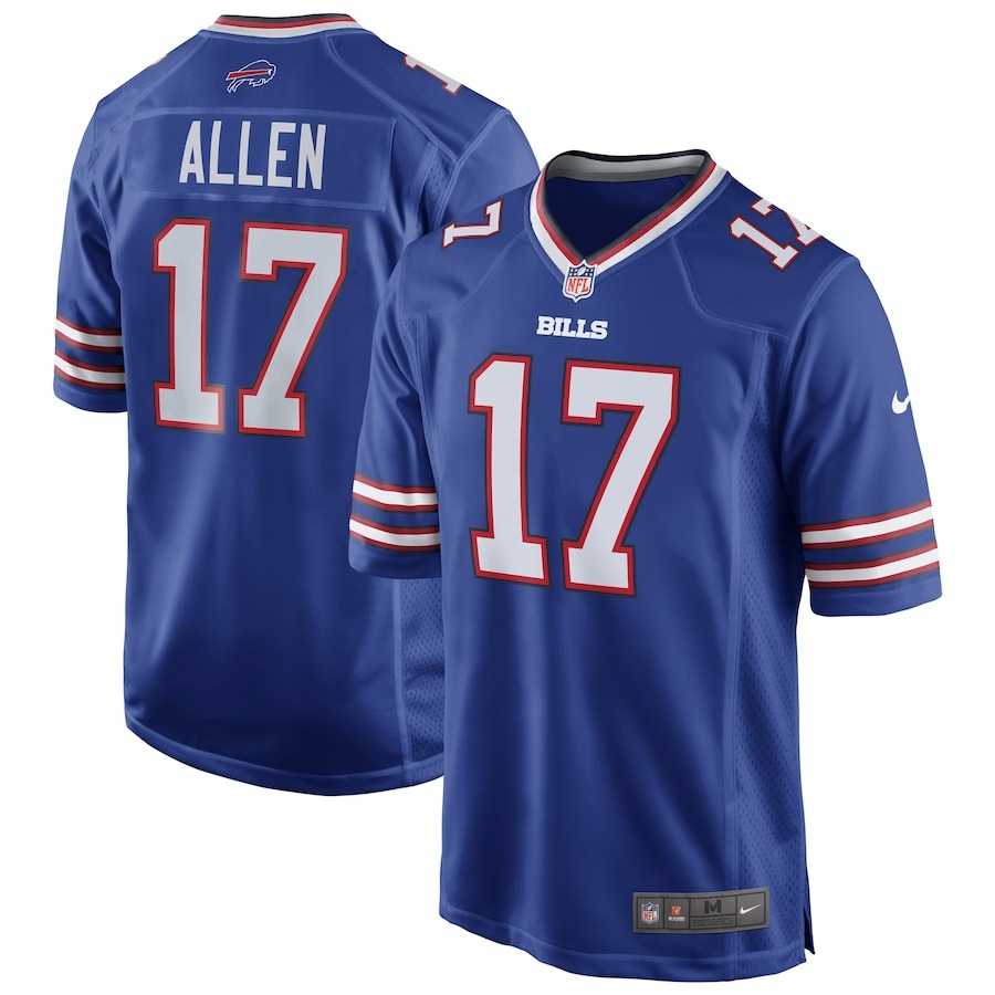 Men's Buffalo Bills Josh Allen Nike Royal Game Player Jersey
