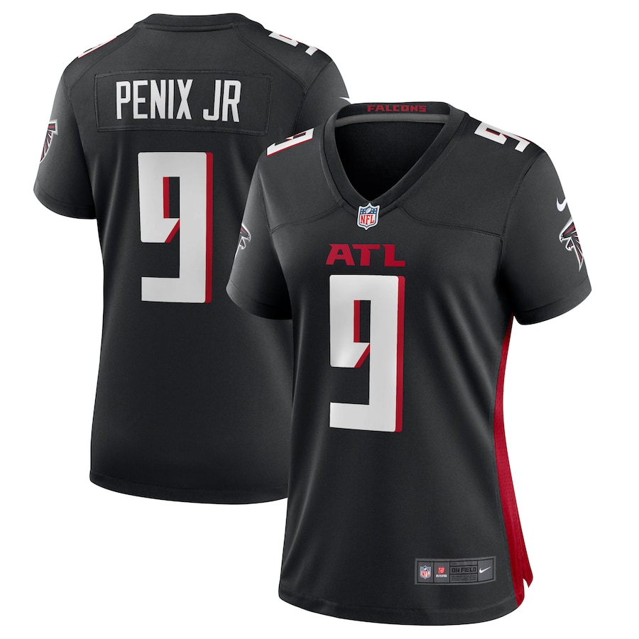 Women's Atlanta Falcons Michael Penix Jr. Nike  Black Game Jersey