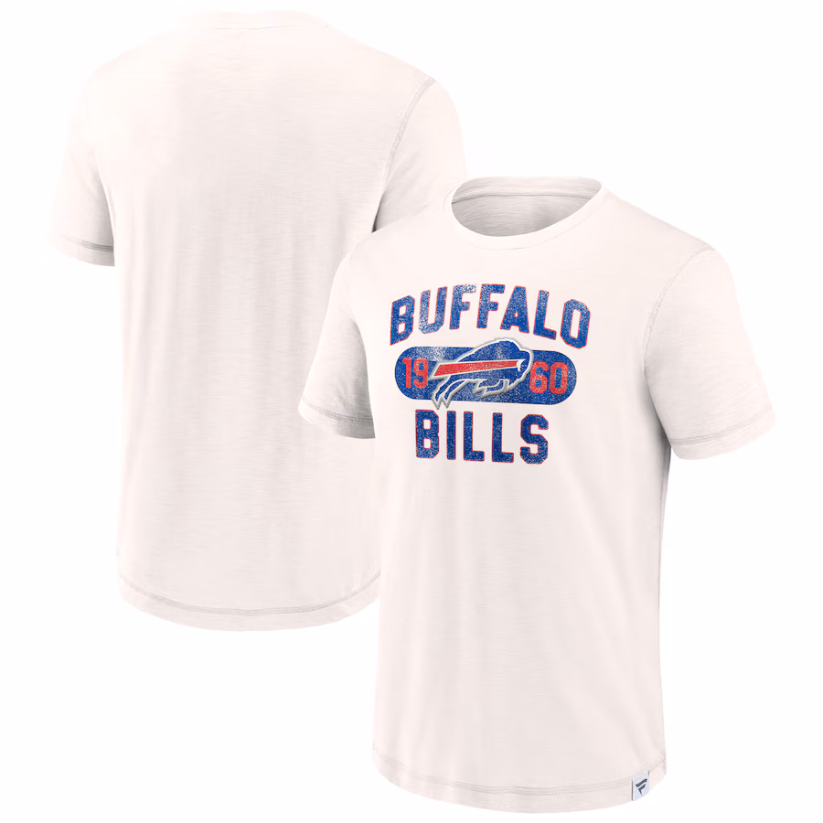 Men's Buffalo Bills Fanatics White Act Fast T-Shirt