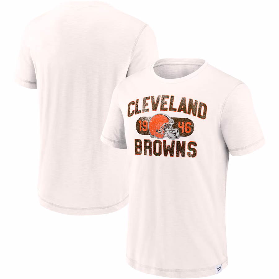 Men's Cleveland Browns Fanatics White Act Fast T-Shirt