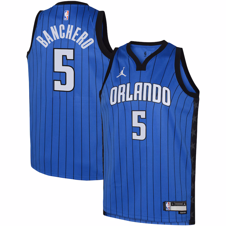 Youth Orlando Magic Paolo Banchero Jordan Brand Royal Swingman Jersey - Statement