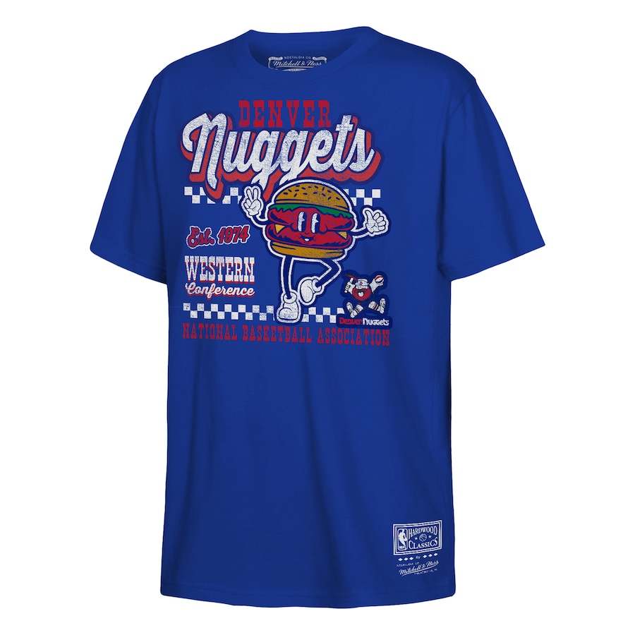 Youth Denver Nuggets  Mitchell & Ness Royal Concession Food Character T-Shirt