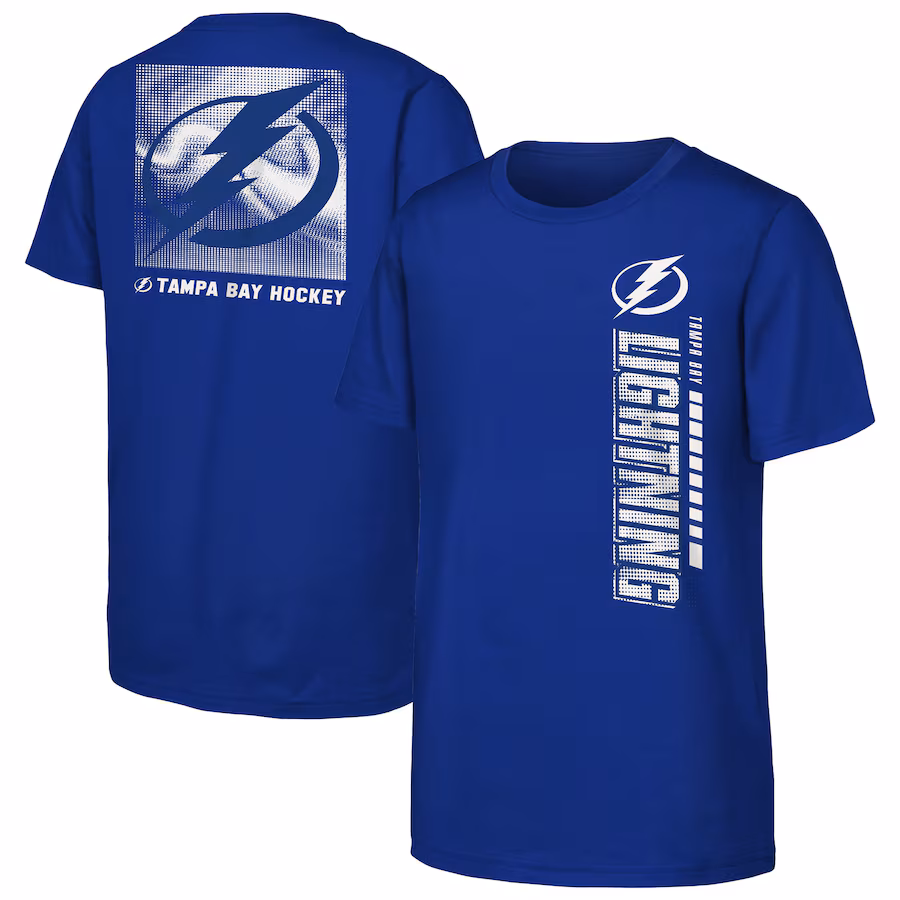Youth Tampa Bay Lightning Blue Atmosphere T-Shirt