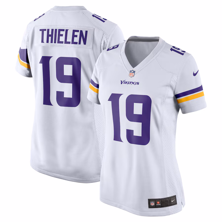 Women's Minnesota Vikings Adam Thielen Nike White Game Jersey