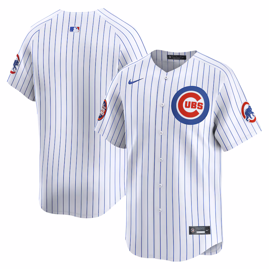 Men's Chicago Cubs Nike White 2025 MLB World Tour: Tokyo Series Home Limited Jersey