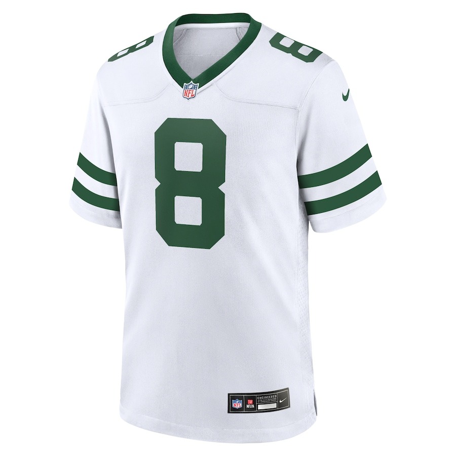 Men's New York Jets Aaron Rodgers Nike Legacy White Game Jersey