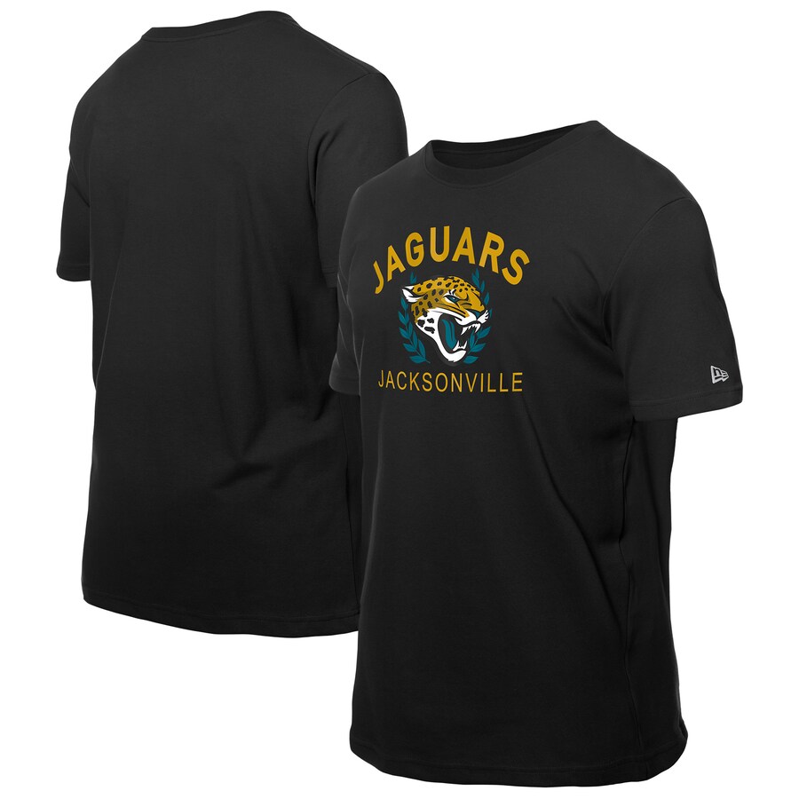 Men's Jacksonville Jaguars New Era Black 2025 NFL Draft T-Shirt