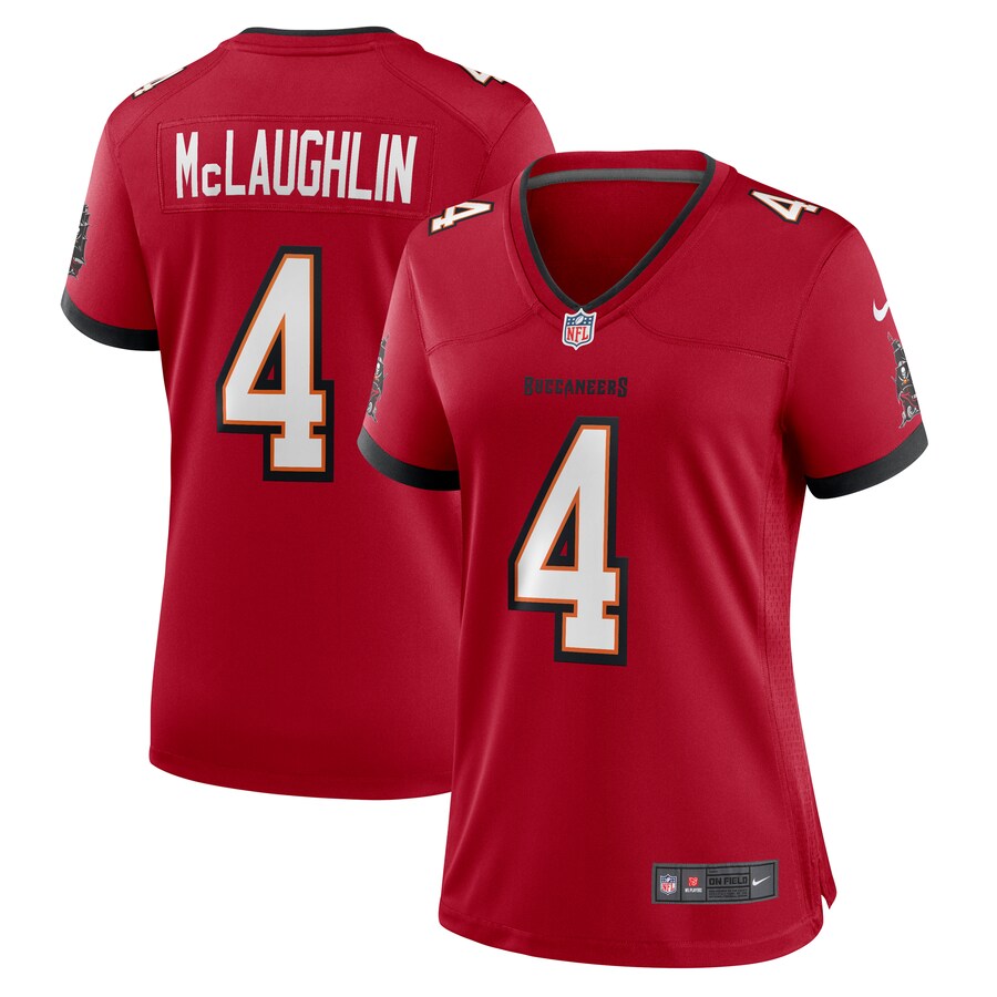 Women's Tampa Bay Buccaneers Chase McLaughlin Nike Red Game Player Jersey