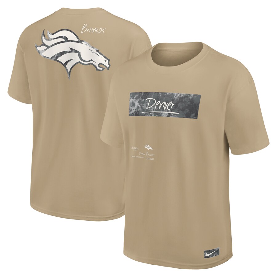 Men's Denver Broncos Nike Tan Statement Max90 T-Shirt