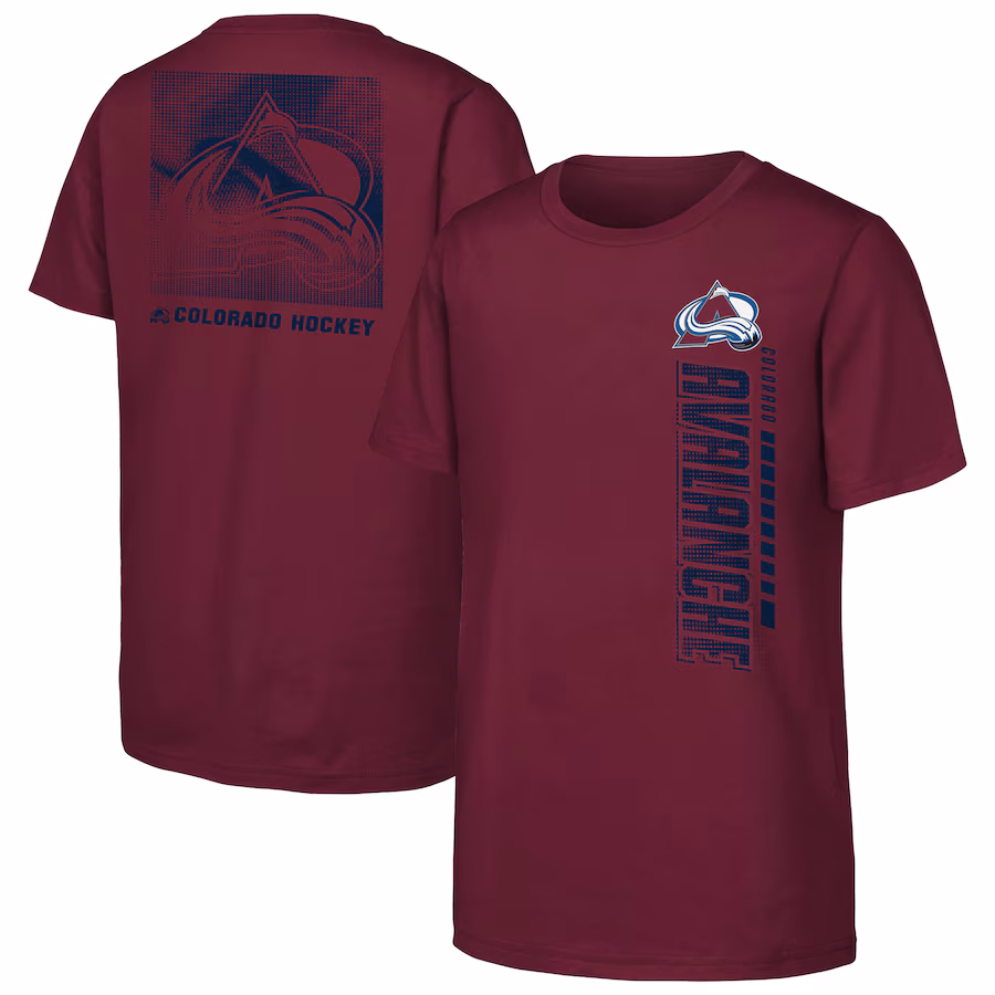 Youth Colorado Avalanche Burgundy Atmosphere T-Shirt