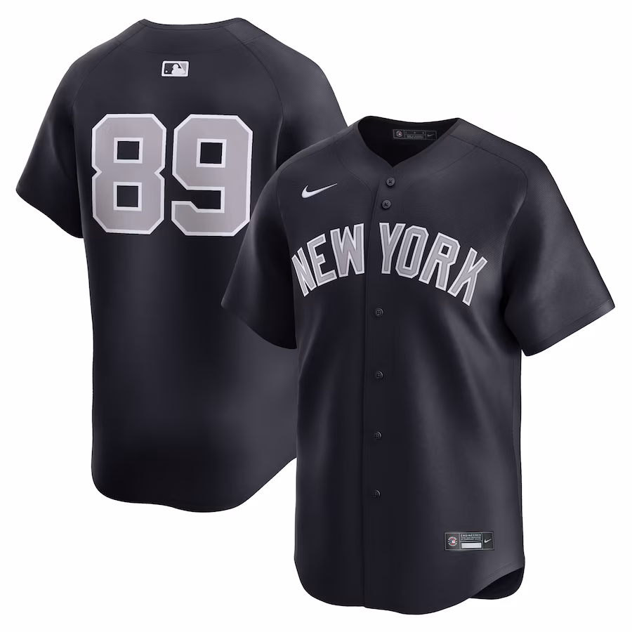 Men's New York Yankees Jasson Domínguez Nike Navy Alternate Limited Player Jersey