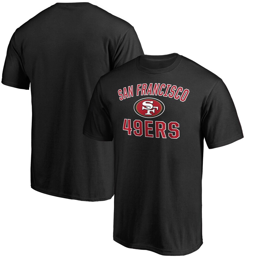 Men's San Francisco 49ers Black Victory Arch II T-Shirt