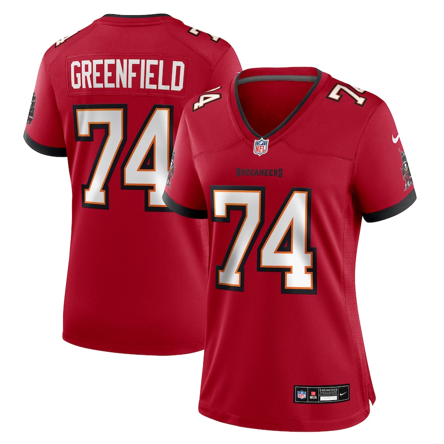 Women's Tampa Bay Buccaneers Garret Greenfield Nike Red Team Game Jersey