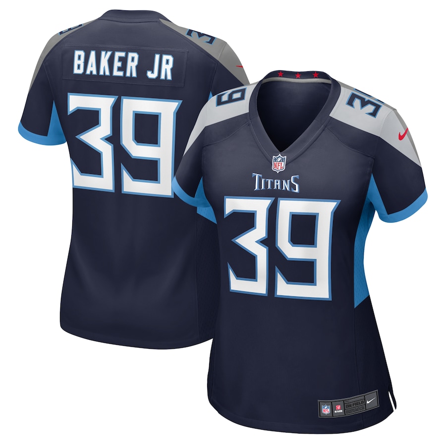 Women's Tennessee Titans Darrell Baker Jr Nike Navy Alternate Game Jersey
