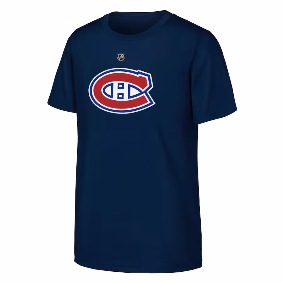 Youth Montreal Canadiens Navy Primary Logo T-Shirt