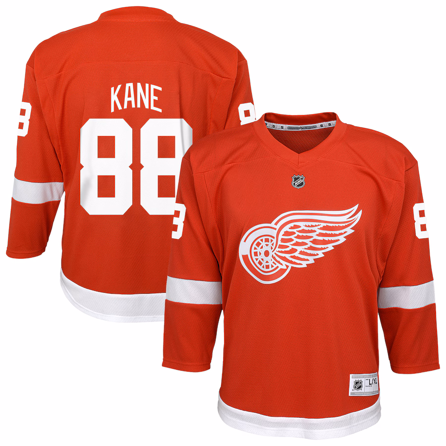 Youth Detroit Red Wings Patrick Kane Outerstuff Red Alternate Replica Player Jersey