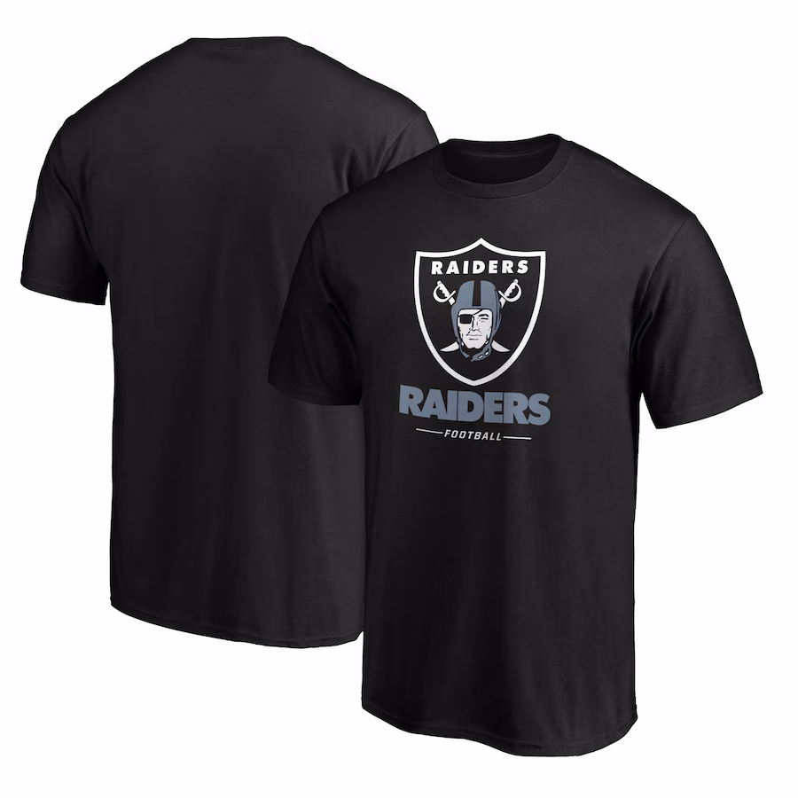 Men's Las Vegas Raiders Black Team Lockup T-Shirt