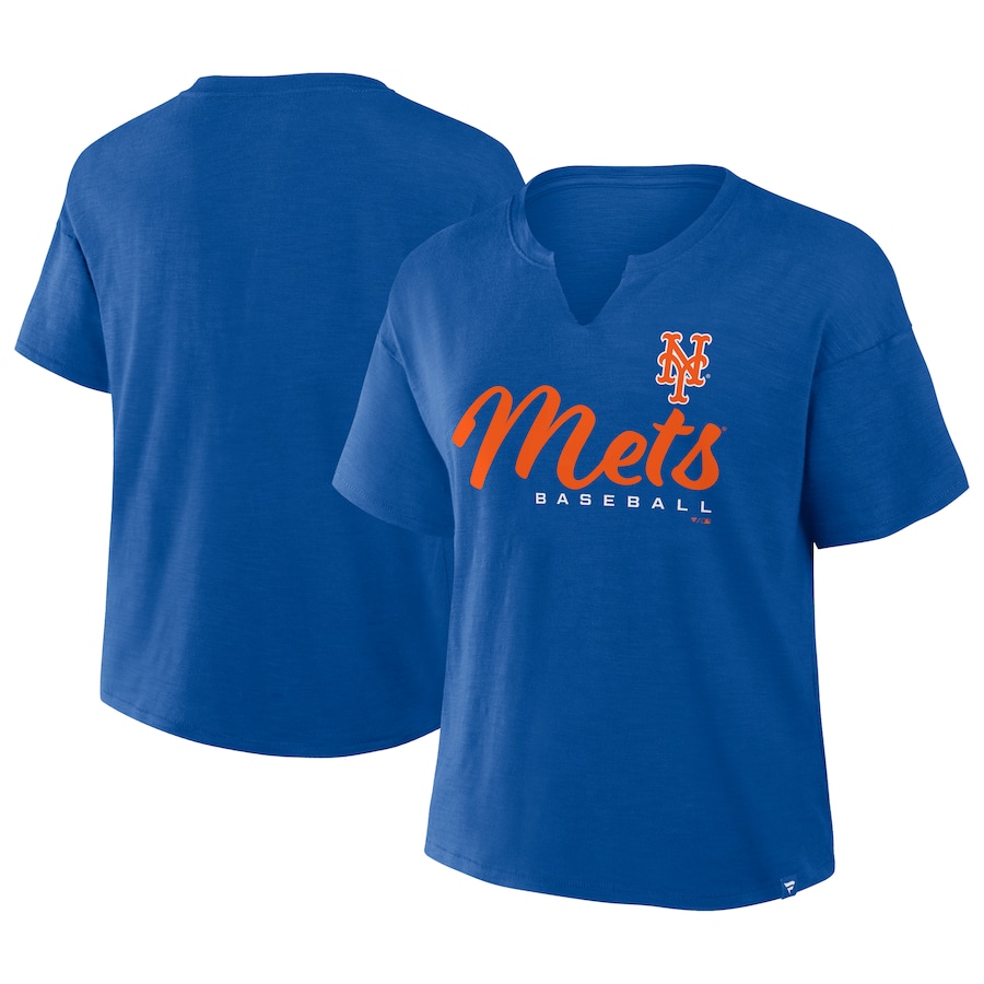 Women's New York Mets Fanatics Royal Fan Fave Stadium Slub T-Shirt