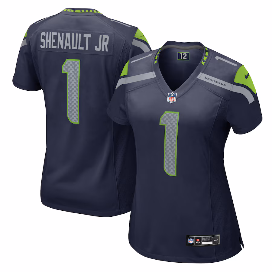 Women's Seattle Seahawks Laviska Shenault Jr. Nike College Navy Game Jersey