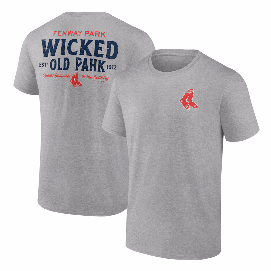 Men's Boston Red Sox Heather Gray Hometown Collection Old Fenway T-Shirt