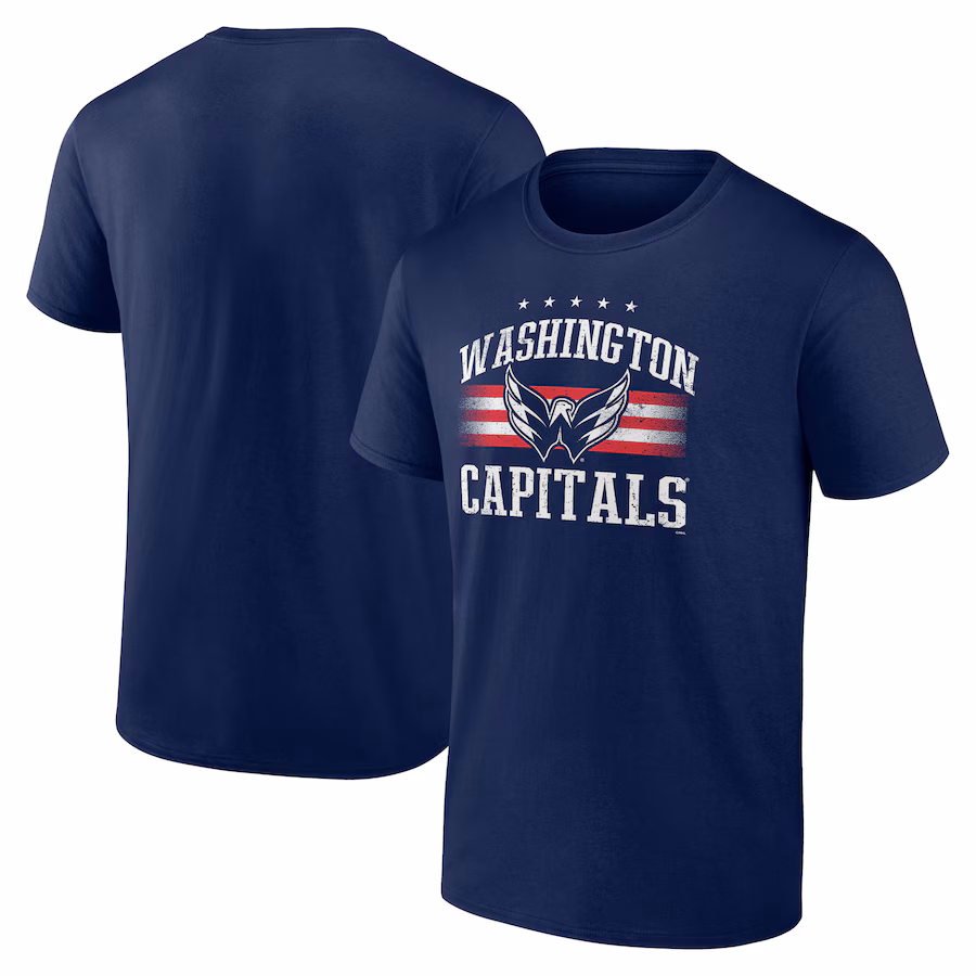 Men's Washington Capitals Navy Americana Team T-Shirt