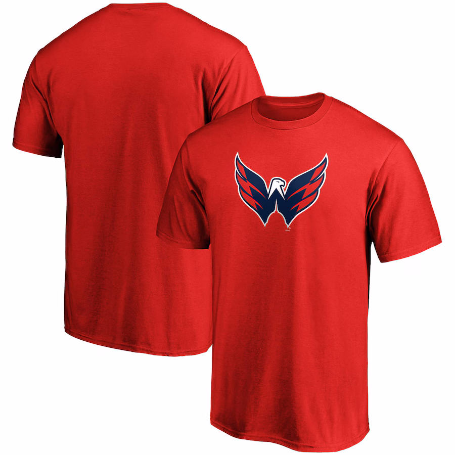 Men's Washington Capitals Fanatics Red Primary Team Logo T-Shirt