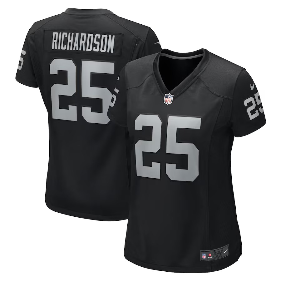 Women's Las Vegas Raiders Decamerion Richardson Nike Black Game Jersey