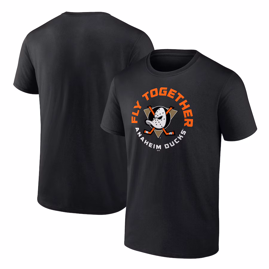 Men's Anaheim Ducks Black Represent T-Shirt