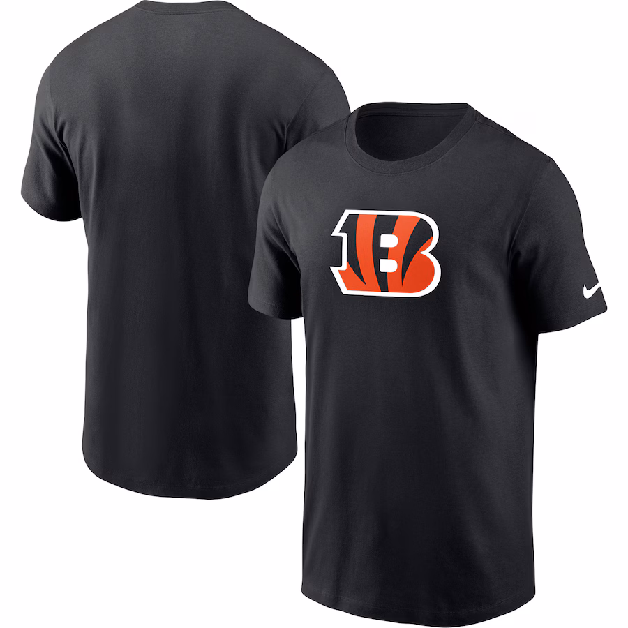 Men's Cincinnati Bengals Nike Black Team Primary Logo T-Shirt