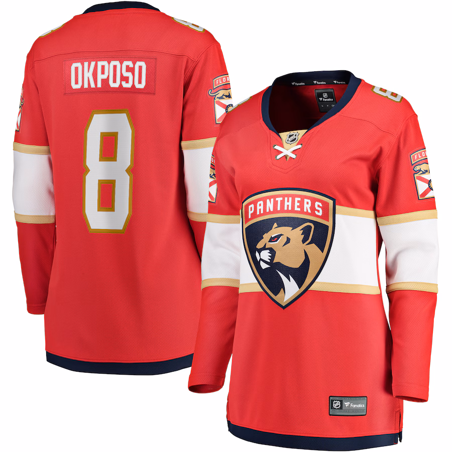 Women's Florida Panthers Kyle Okposo Fanatics Red Home Breakaway Player Jersey
