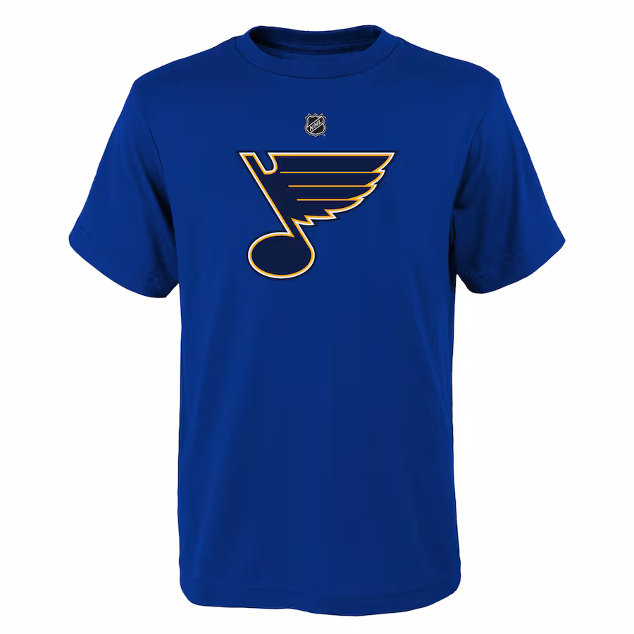 Youth St. Louis Blues Blue Primary Logo T-Shirt