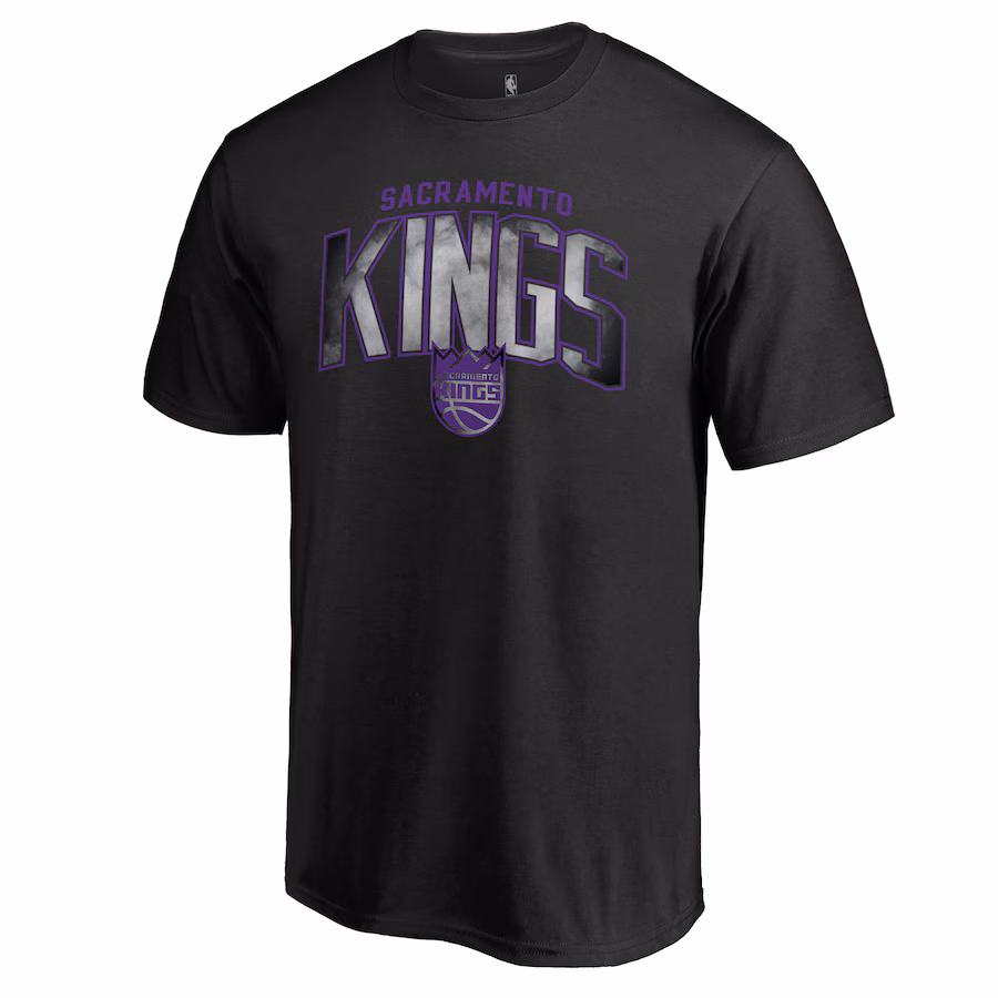 Men's Sacramento Kings Black Arch Smoke T-Shirt
