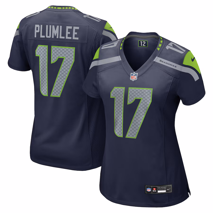 Women's Seattle Seahawks John Rhys Plumlee Nike College Navy Team Game Jersey