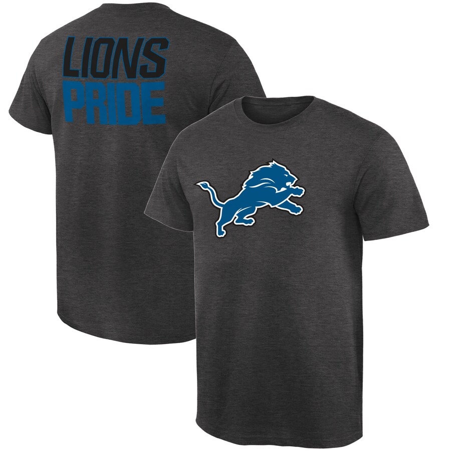 Men's Detroit Lions Heathered Gray Rally Logo T-Shirt