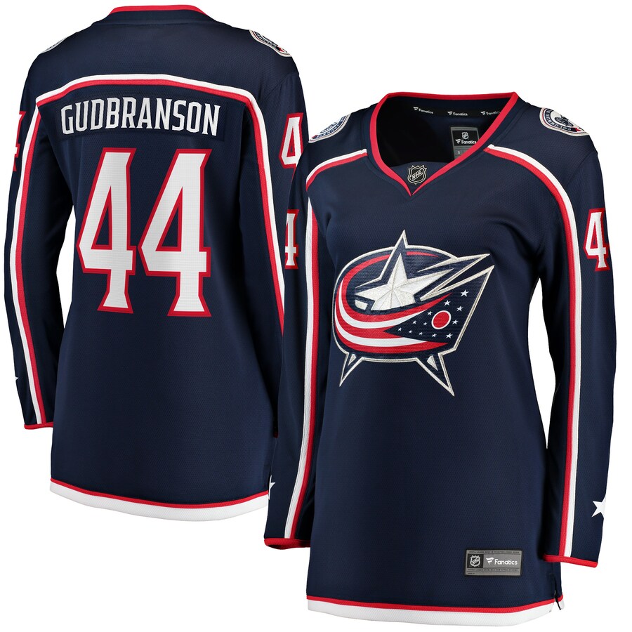 Women's Columbus Blue Jackets Erik Gudbranson Fanatics Branded Navy Home Breakaway Player Jersey