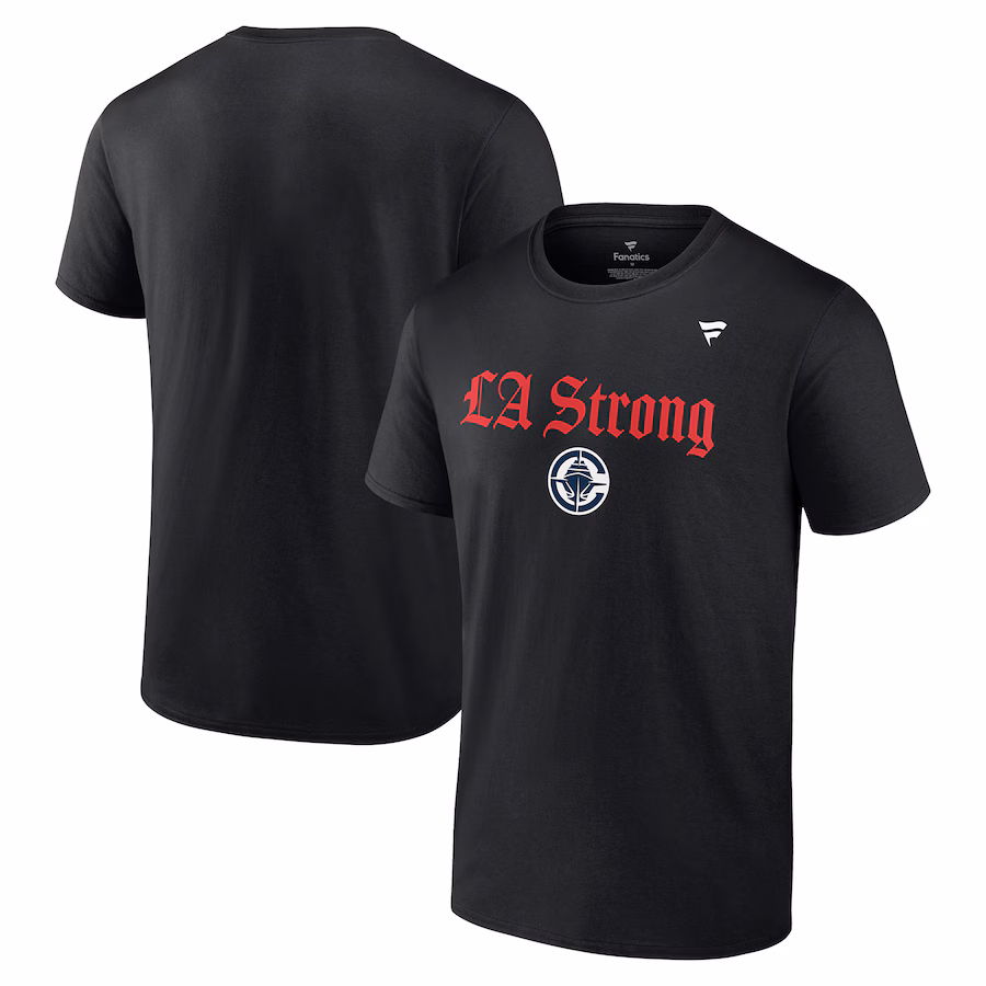 Unisex LA Clippers Fanatics Black LA Strong T-Shirt
