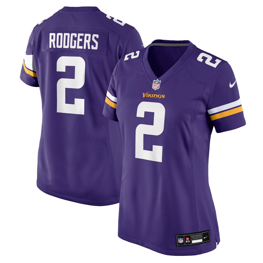 Women's Minnesota Vikings Isaiah Rodgers Nike Purple Team Game Jersey