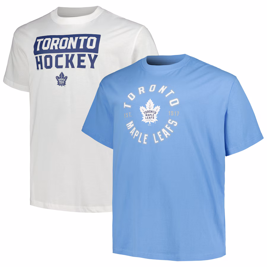 Men's Toronto Maple Leafs Fanatics Big & Tall 2-Pack T-Shirt Set